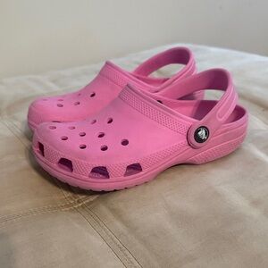 Pink Crocs Girls Size 2